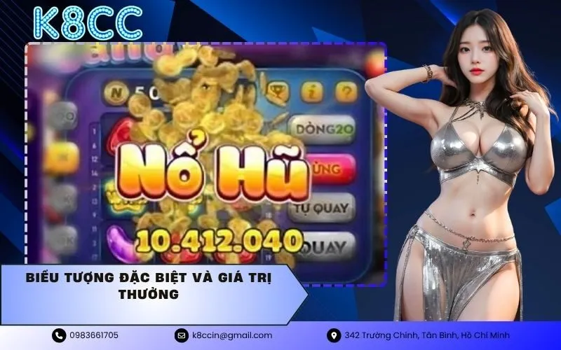 biểu tượng đặc biệt và giá trị thưởng
