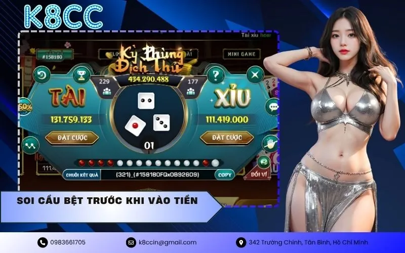 soi cầu bệt trước khi vào tiền