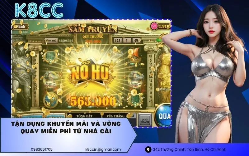 Tận dụng khuyến mãi và vòng quay miễn phí từ nhà cái
