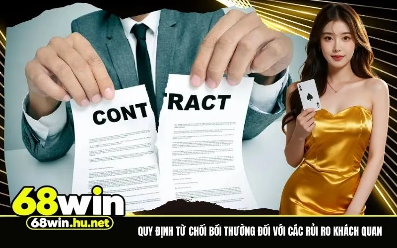 Quy định từ chối bồi thường đối với các rủi ro khách quan